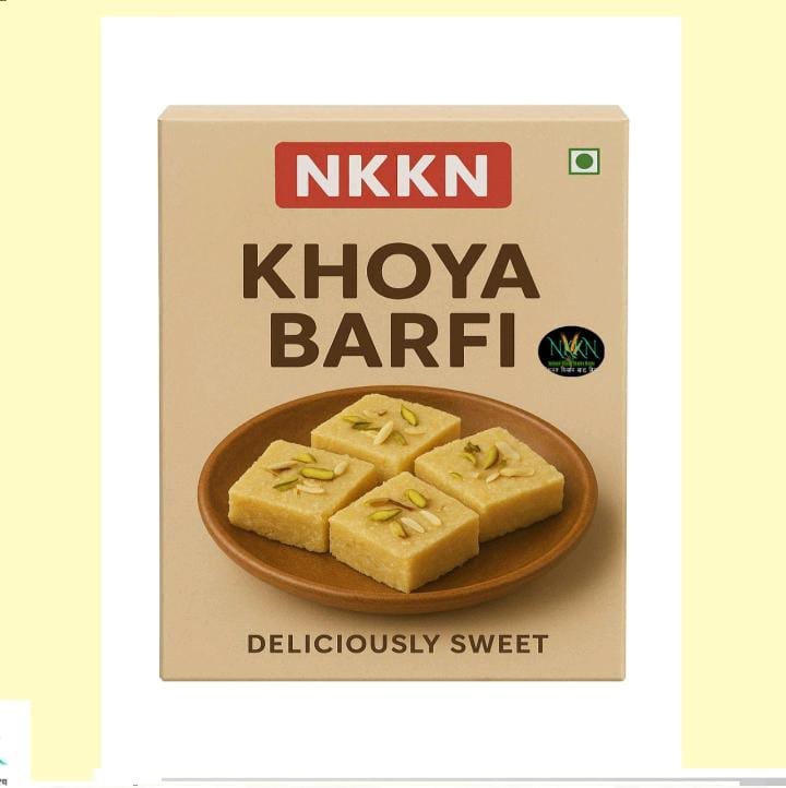 Khoya Barfi A Classic Indian Sweet by NKKN