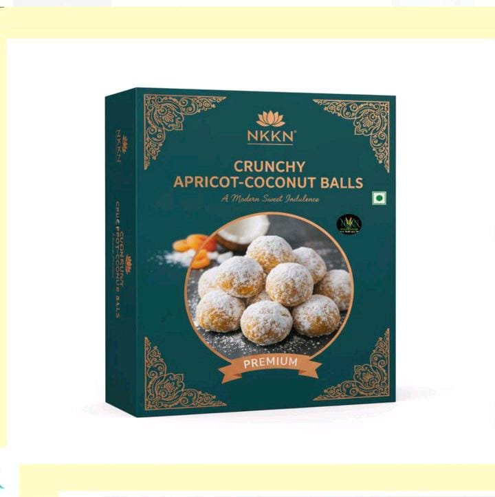 Crunchy Apricot Balls A Delicious Nutty Delight by NKKN