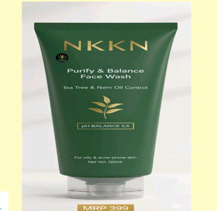 NKKN Purify & Balance Face Wash The Perfect Daily Cleanser for Healthy and Balanced Skin