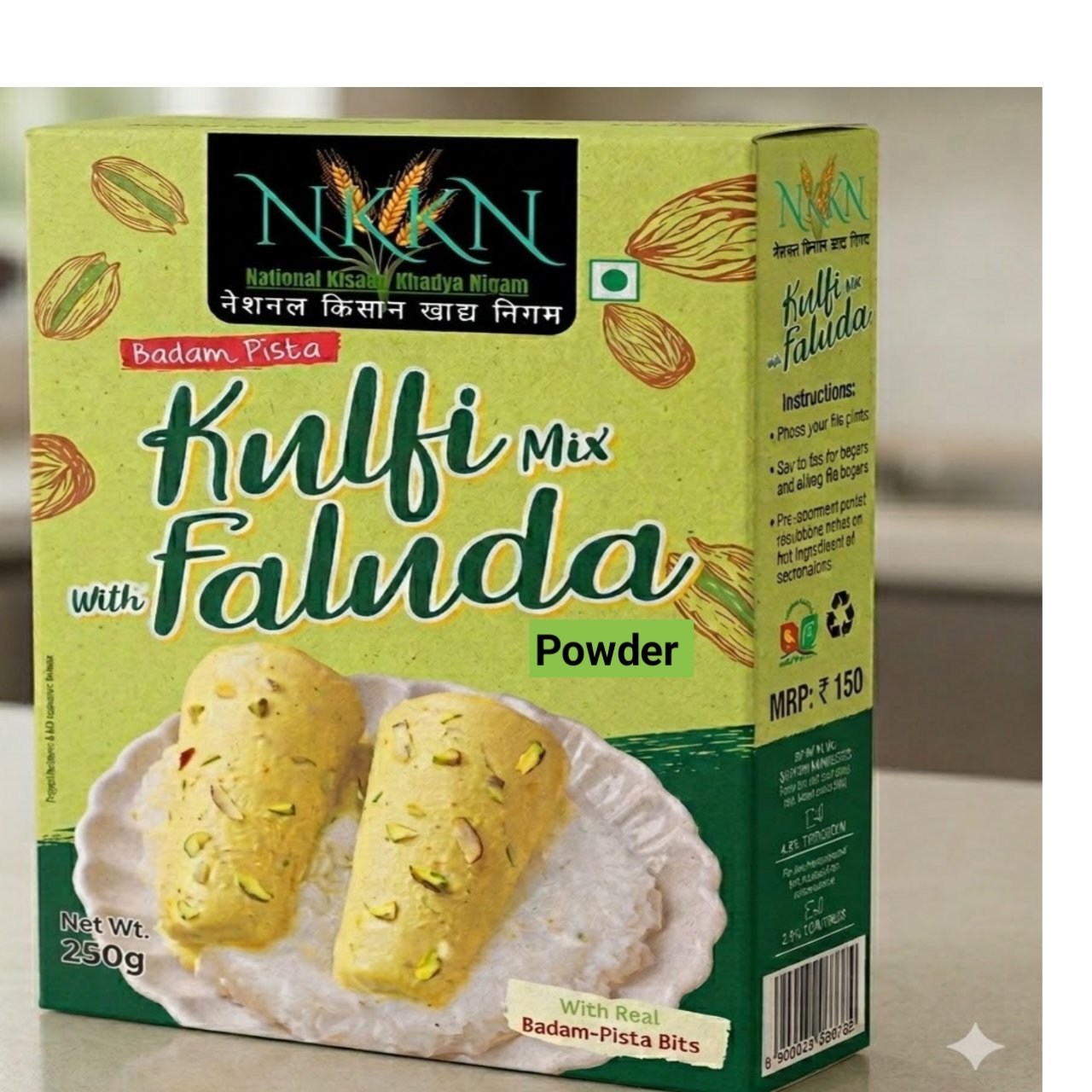 NKKN Brand Kulfi Mix with Faluda Powder – A Delicious Fusion of Tradition and Convenience