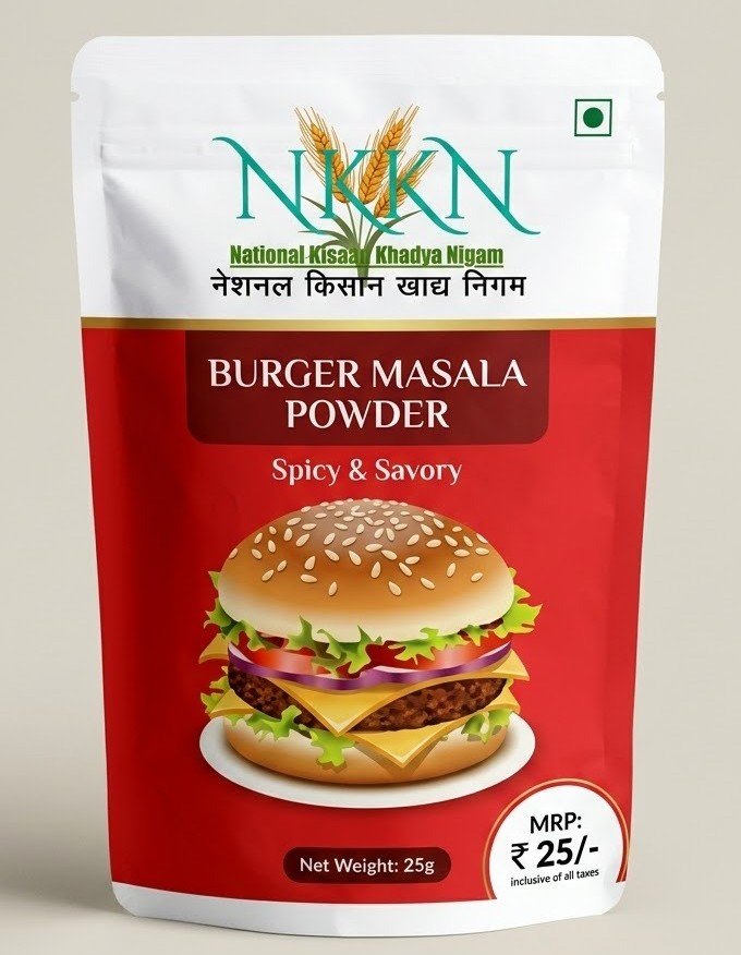 NKKN Brand Burger Masala Powder – A Delicious Twist for Every Burger